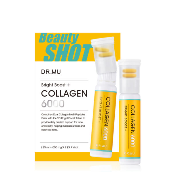 DR. WU Bright Boost Collagen Beauty Shot (600mgx2 capsule +25mlx1 bottle) 7pcs/Box