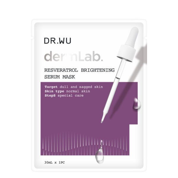 DR. WU dermlab. Resveratrol Brightening Serum Mask 4s
